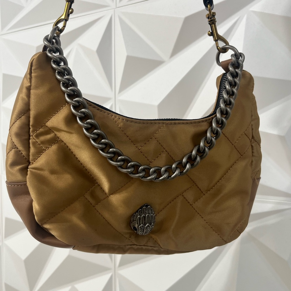 Kurt Geiger Gold and Black Crossbody Bag - Picture 3 of 11